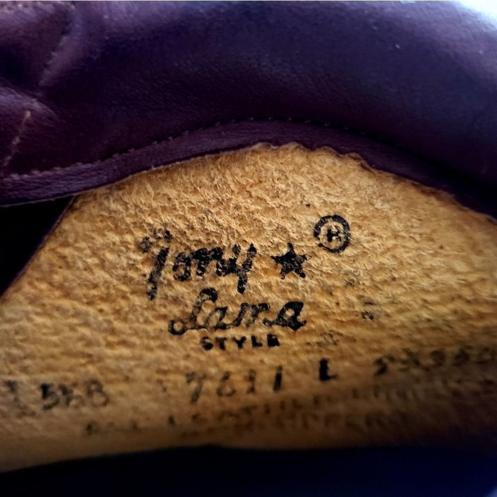 Tony Lama lace up boots. Women's size 5.5 - Picture 5 of 6